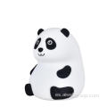 Lámpara de silicona de dibujos animados de panda lámpara de bebé led baby